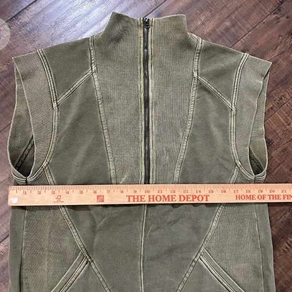 Anthropologie Daily Practice Meru Half Zip Dress Size Petite Medium - Picture 7 of 10